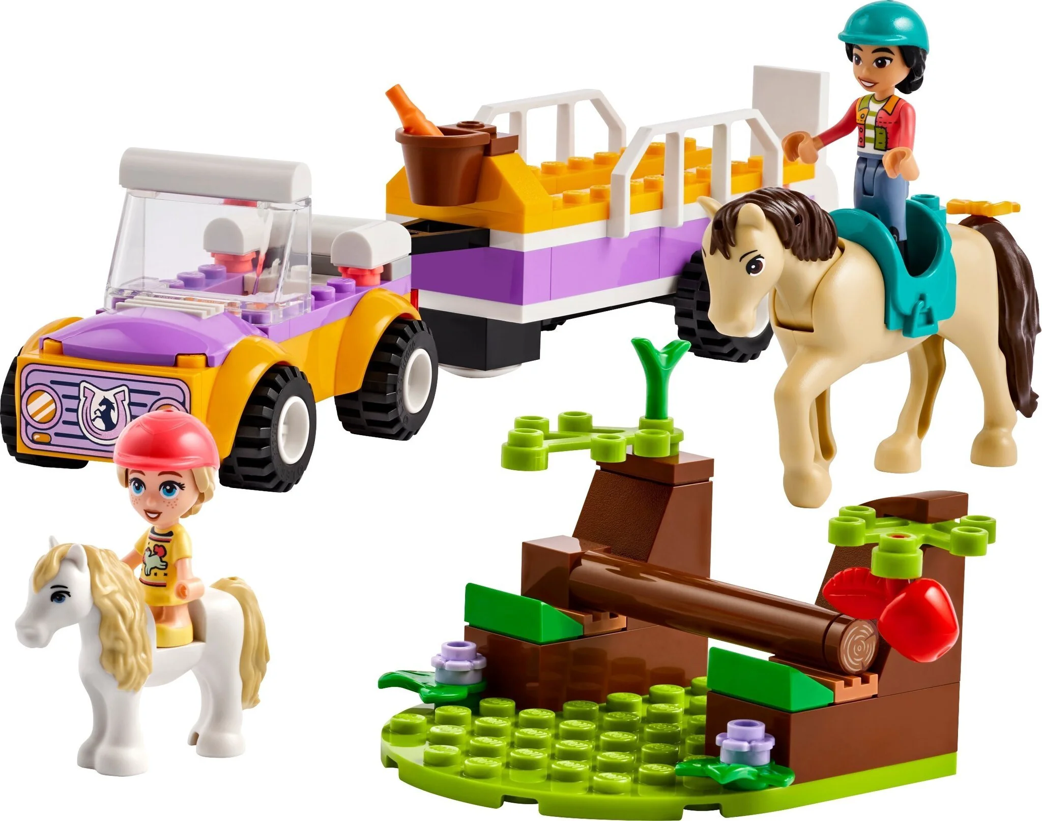Конструктор LEGO Подружки Трейлер с лошадьми и пони 42634