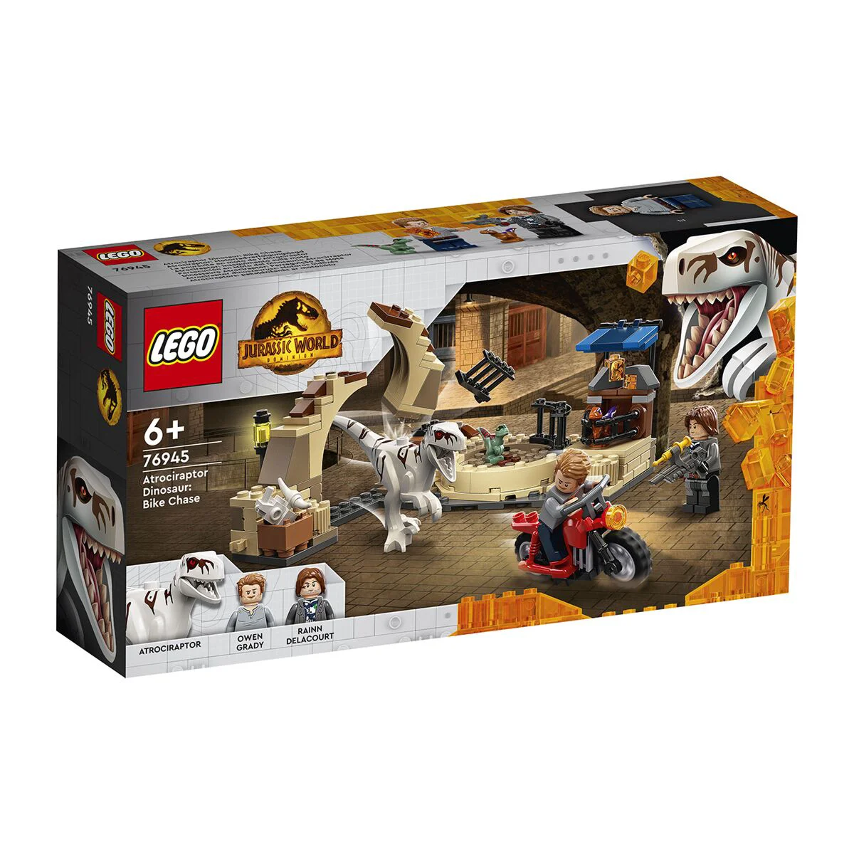 Конструктор LEGO Jurassic World Атроцираптор: погоня на мотоцикле 76945  купить,0