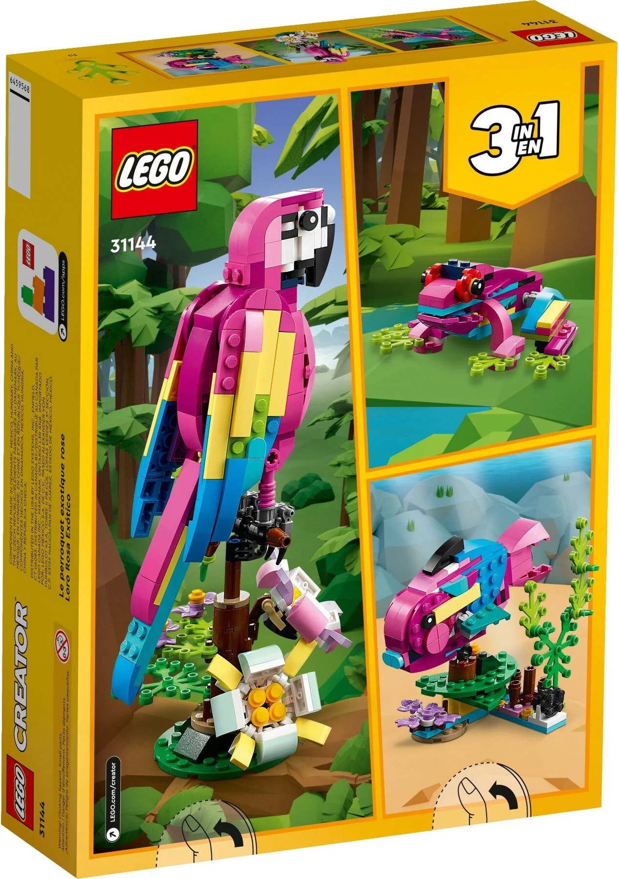 Конструктор Lego Экзотический розовый попугай Creator 31144 купить,NaN