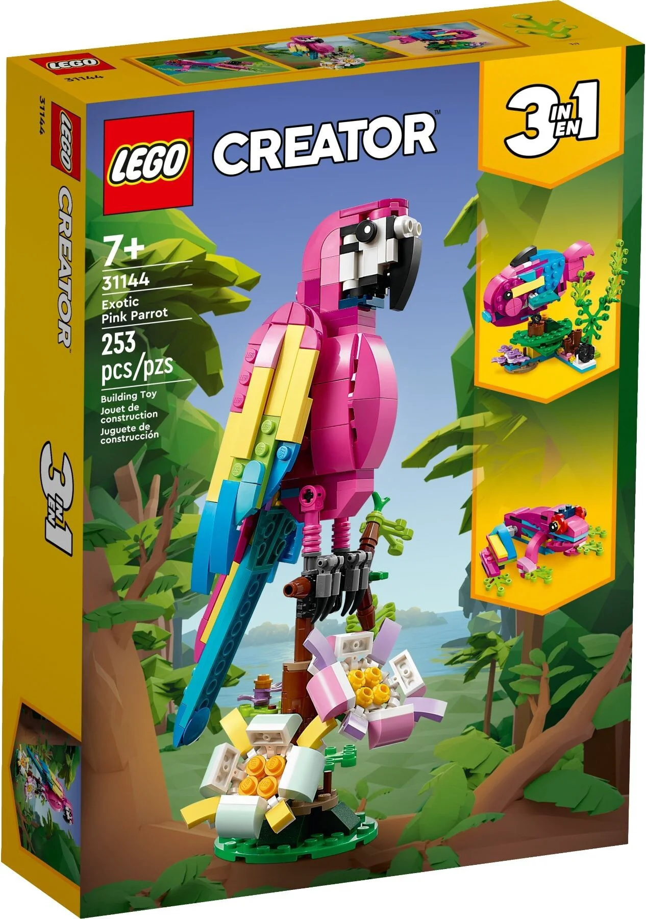 Конструктор Lego Экзотический розовый попугай Creator 31144 купить,NaN