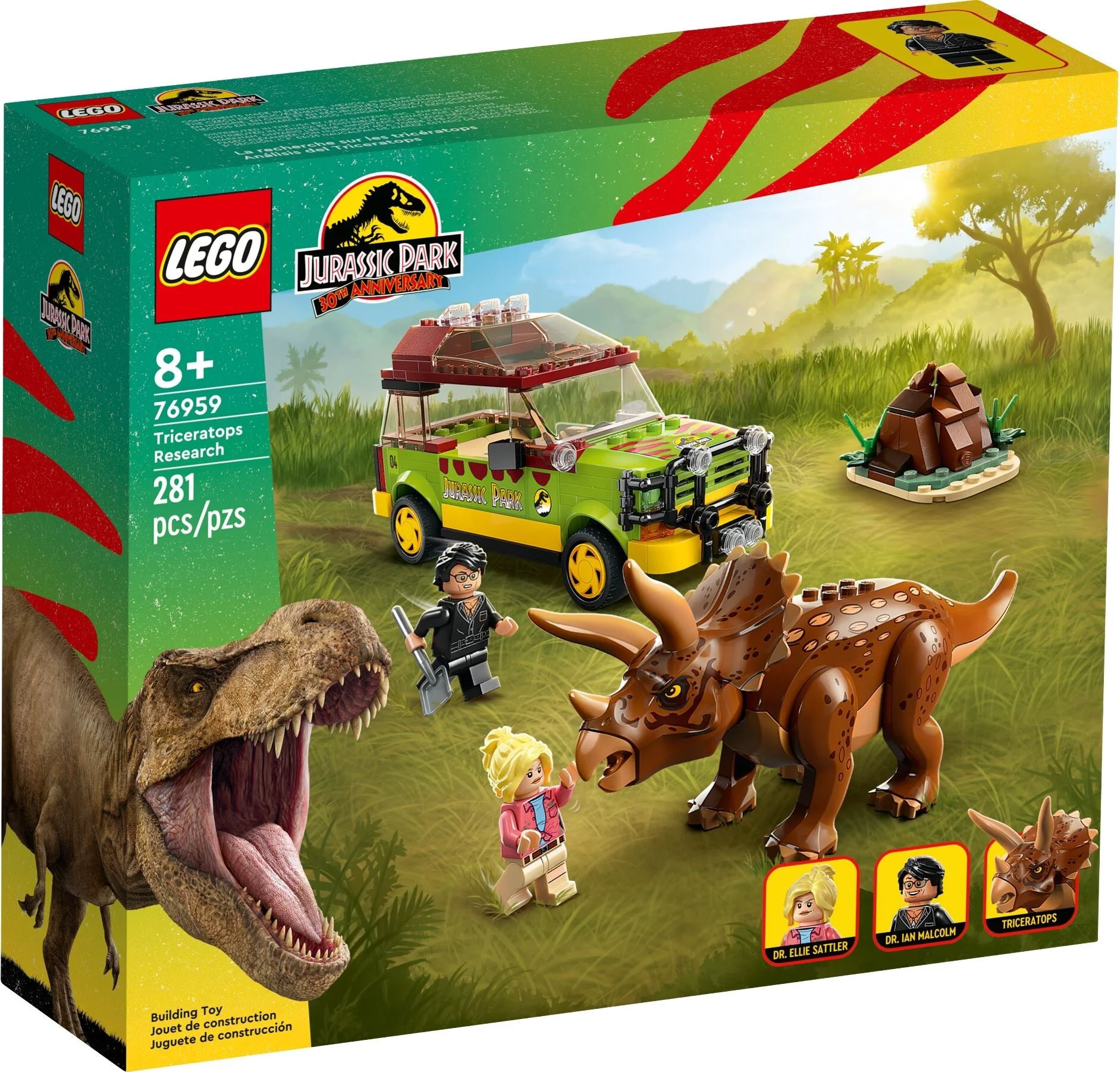 Конструктор LEGO Jurassic World Исследование трицератопса 76959 - ForteMarket Конструктор LEGO Jurassic World Исследование трицератопса 76959 купить,0