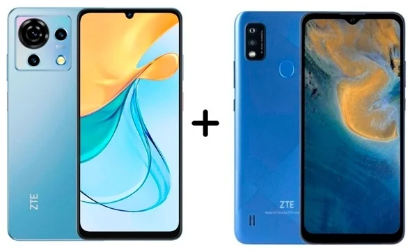 Смартфон ZTE Blade V50 Vita 6/128Gb Blue + Подарок Смартфон ZTE Blade A51 3/64Gb Blue купить,NaN