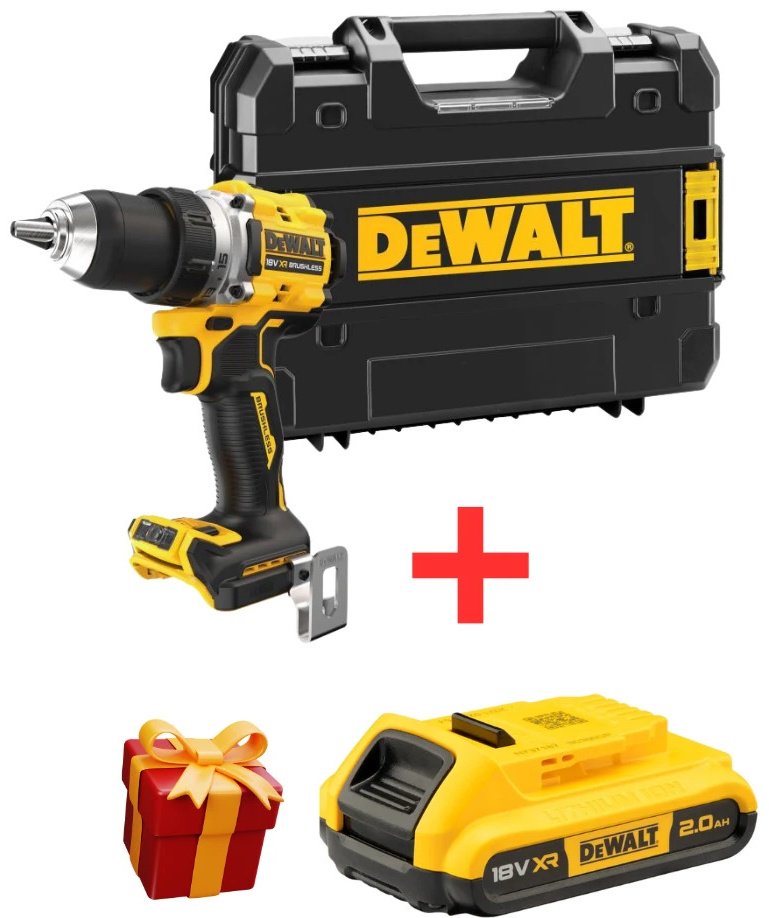 Дрель-шуруповерт DeWALT DCD800NT+DCB183 купить,NaN