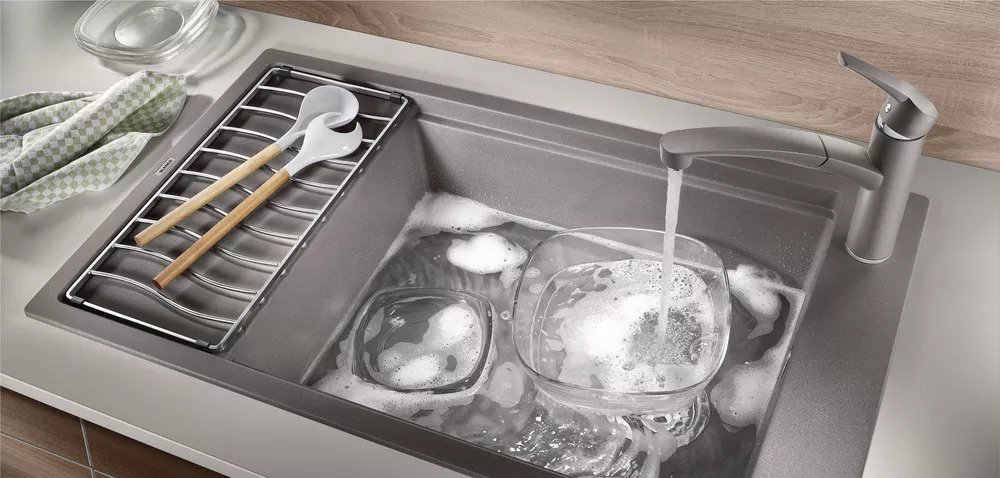 Кухонная мойка Blanco Elon XL 8S (527255) 86х50х19 см, искусственный гранит, тон вулканический серый купить,269808