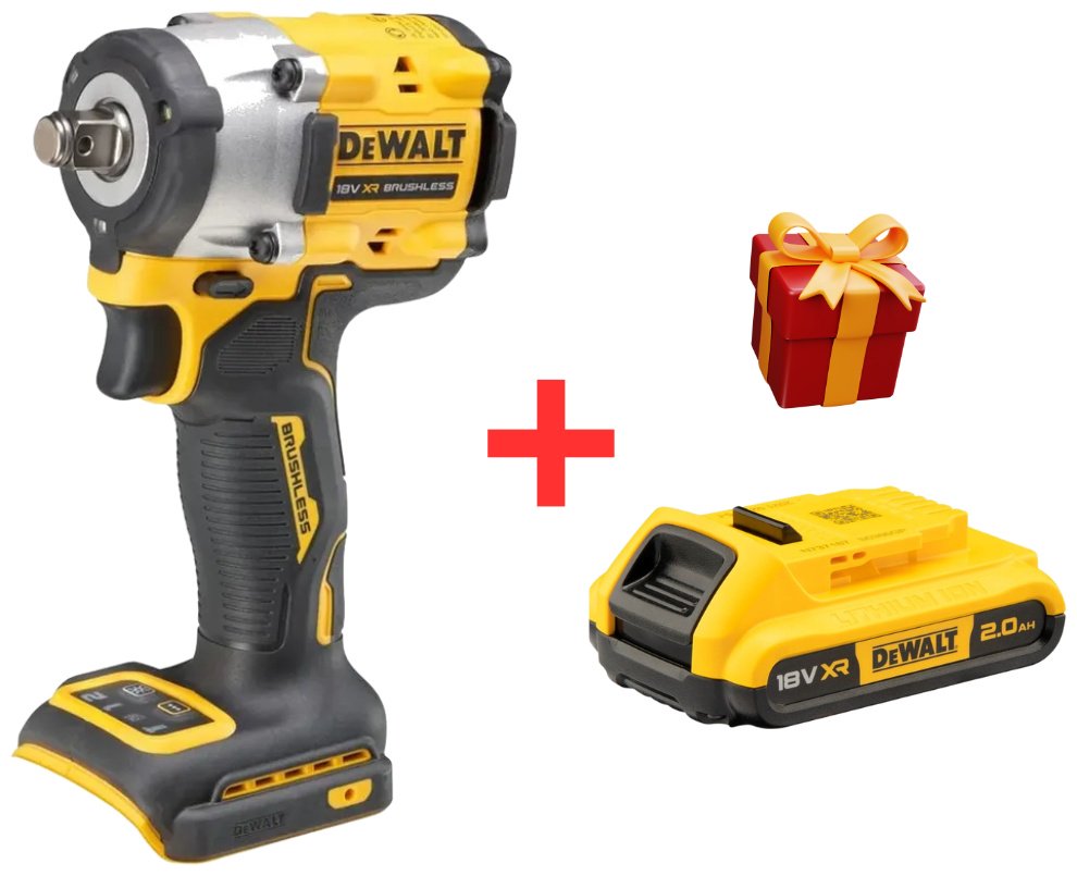 Гайковерт DeWALT DCF921N+DCB183 купить,NaN
