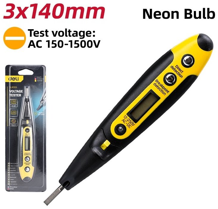 DELI индикатор напряжения EDL8005, цифровой