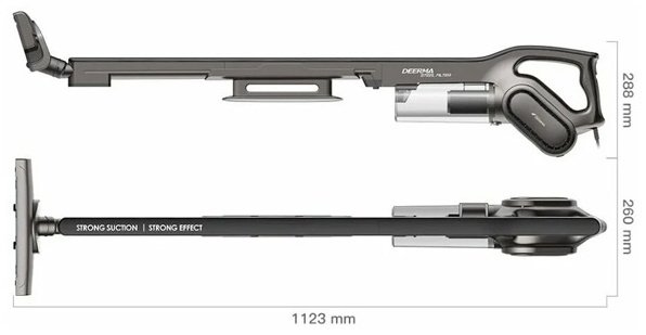 Пылесос Deerma DX700S серый купить,24590