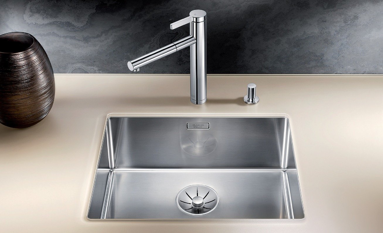 Кухонная мойка Blanco Claron 500-U (521577) 54х44х19 см, нержавеющая сталь, тон серебристый металлик купить,NaN