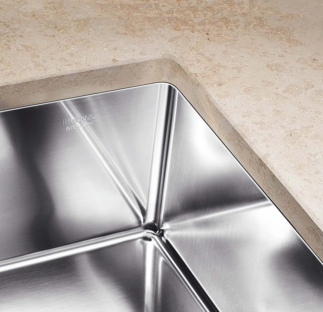 Кухонная мойка Blanco Claron 500-U (521577) 54х44х19 см, нержавеющая сталь, тон серебристый металлик купить,NaN