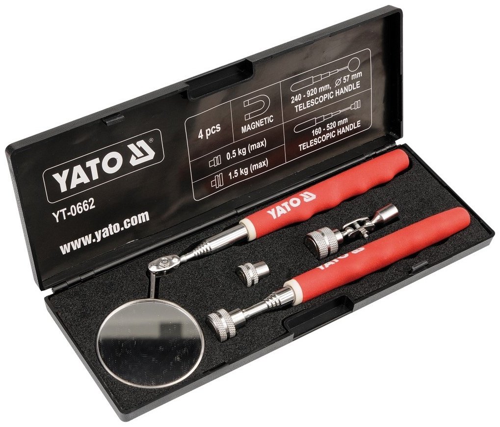 Инспекционное зеркало YATO прямое YT-0662 930 мм купить,NaN
