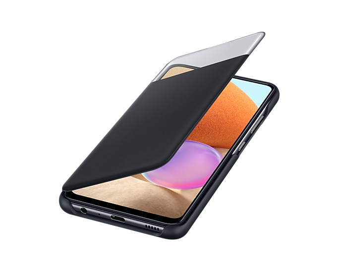 Чехол Smart S View Wallet Cover для Samsung Galaxy A32 (EF-EA325PBEGRU) черный