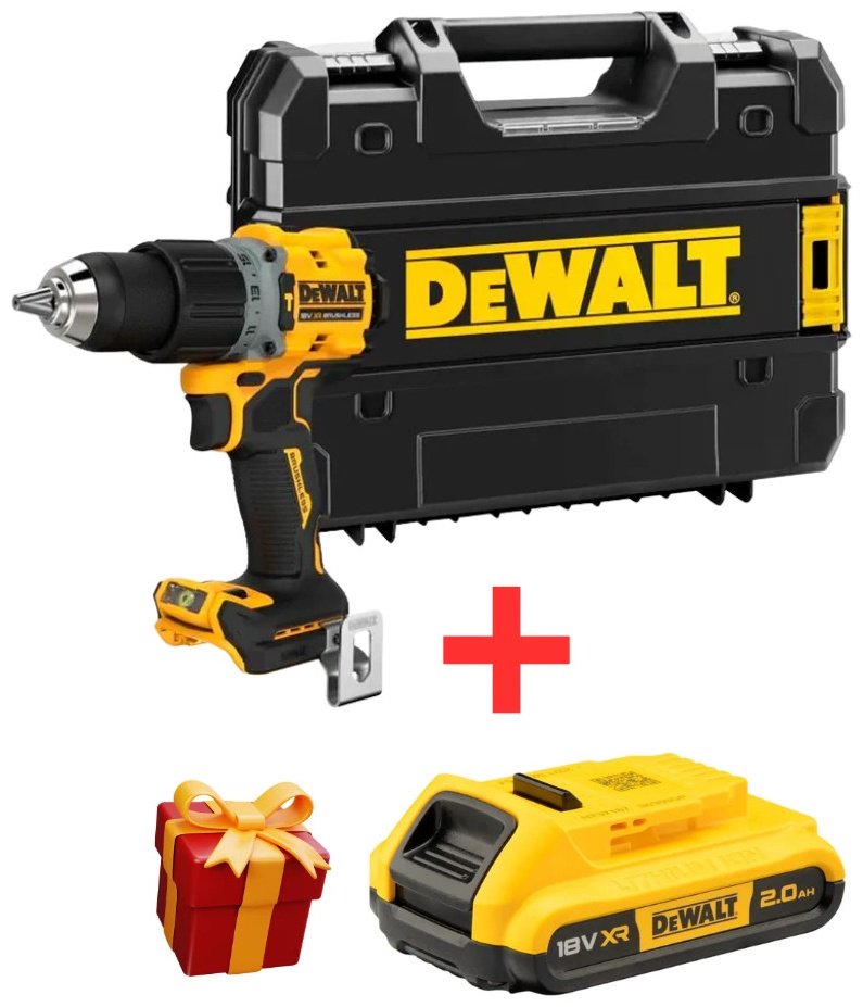 Дрель-шуруповерт DeWALT DCD805NT+DCB183 купить,NaN