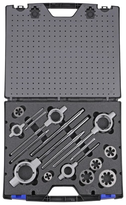 Набор метчиков и плашек GSR 8333600 NPT 3/8 0.9 мм, 21 шт купить,NaN