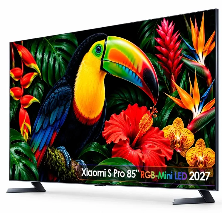 Телевизор 85" (216 см) Xiaomi S Pro 2027 L85MD-SP RGB-Mini LED 4K UHD Black купить,NaN