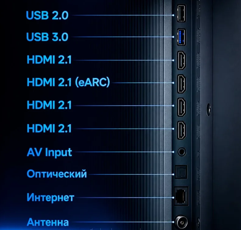 Телевизор 85" (216 см) Xiaomi S Pro 2027 L85MD-SP RGB-Mini LED 4K UHD Black купить,NaN