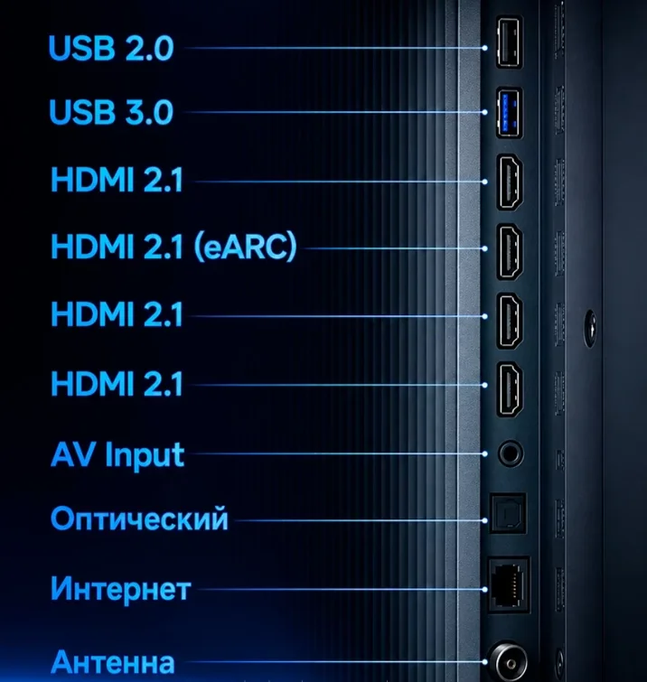 Телевизор 98" (249 см) Xiaomi S Pro 2027 L98MD-SP RGB-Mini LED 4K UHD Black купить,2248990