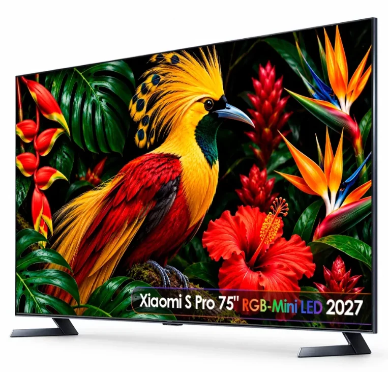 Телевизор 75" (191 см) Xiaomi S Pro 2027 L75MD-SP RGB-Mini LED 4K UHD Black купить,NaN