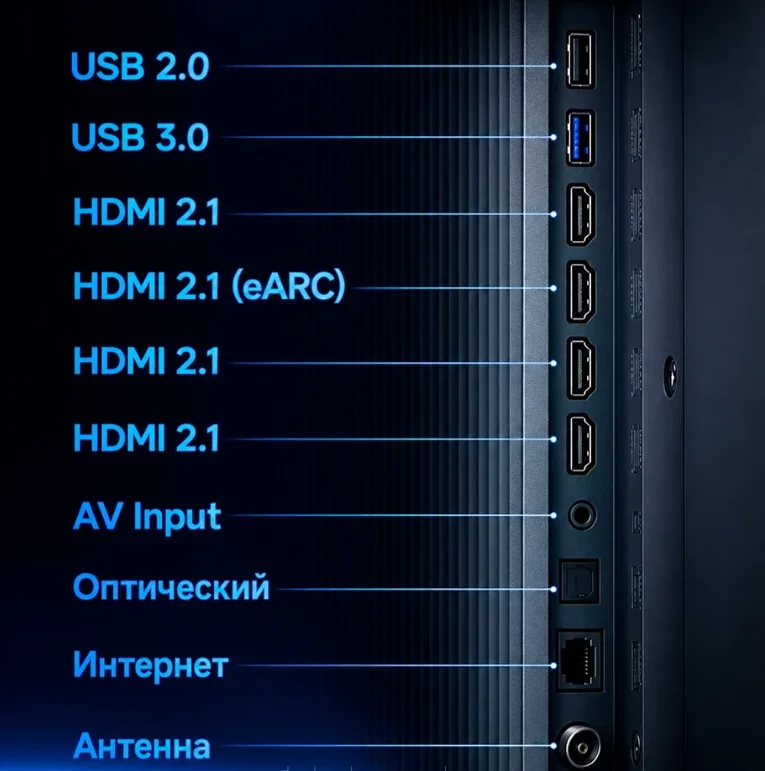 Телевизор 75" (191 см) Xiaomi S Pro 2027 L75MD-SP RGB-Mini LED 4K UHD Black купить,NaN