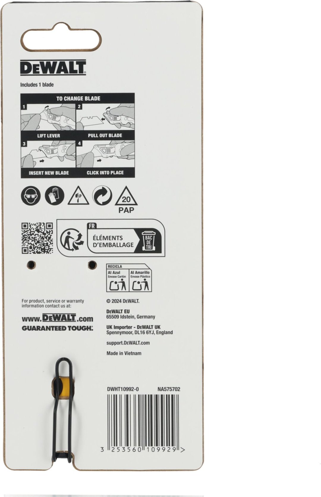 DeWALT монтажный нож DWHT10992-0 1 шт купить,NaN