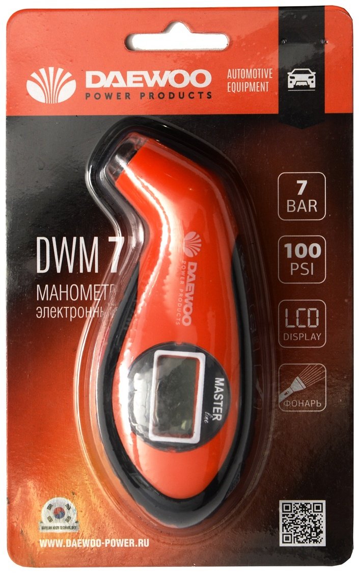 Манометр Daewoo цифровой DWM 7 купить,NaN