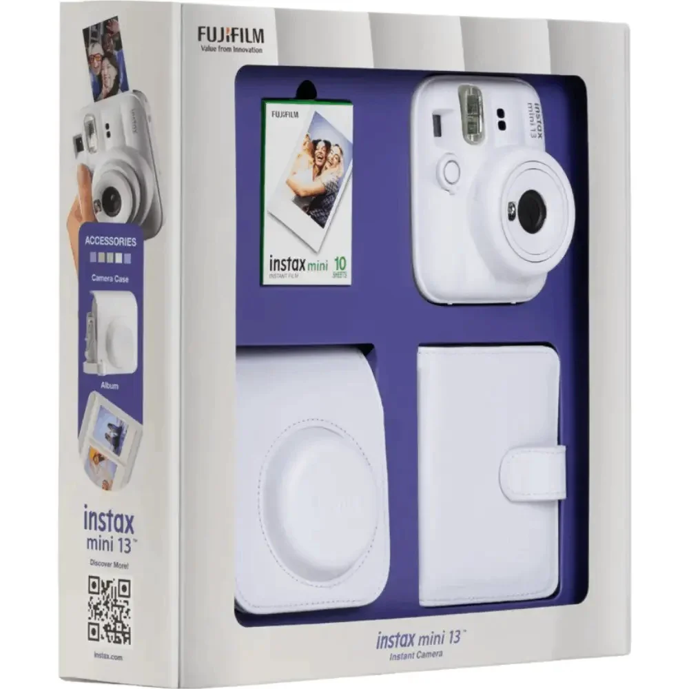 Фотоаппарат моментальной печати FUJIFILM INSTAX MINI 13 BUNDLE White