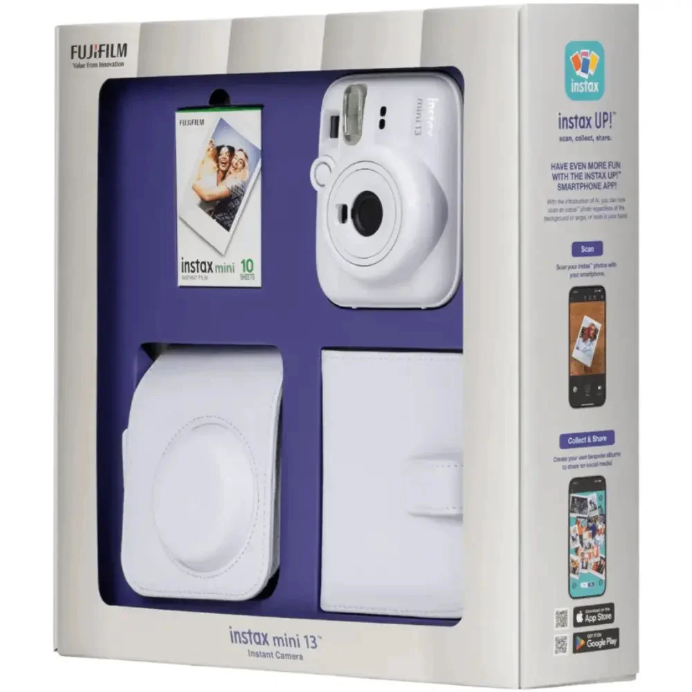 Фотоаппарат моментальной печати FUJIFILM INSTAX MINI 13 BUNDLE White