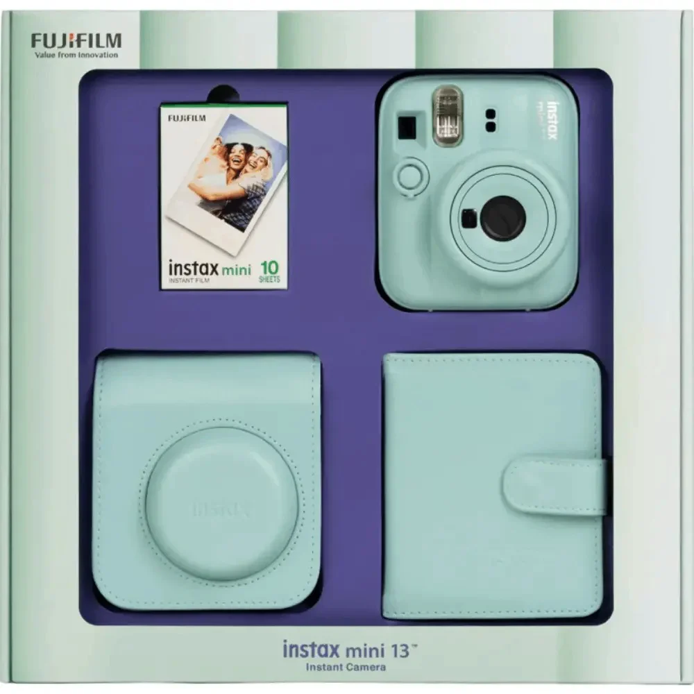Фотоаппарат моментальной печати FUJIFILM INSTAX MINI 13 BUNDLE Green