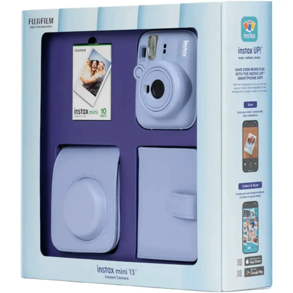 Фотоаппарат моментальной печати FUJIFILM INSTAX MINI 13 BUNDLE Blue