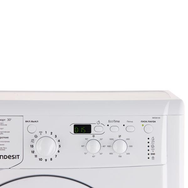 Стиральная машина Indesit IWSD 6105 B CIS.L белая купить,0