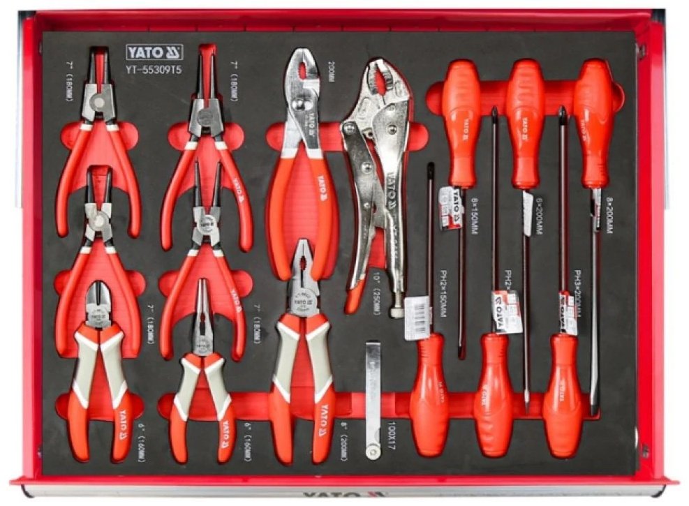 YATO ящик с органайзером YT-55309 (95.8х76.6х46.5 см) купить,NaN