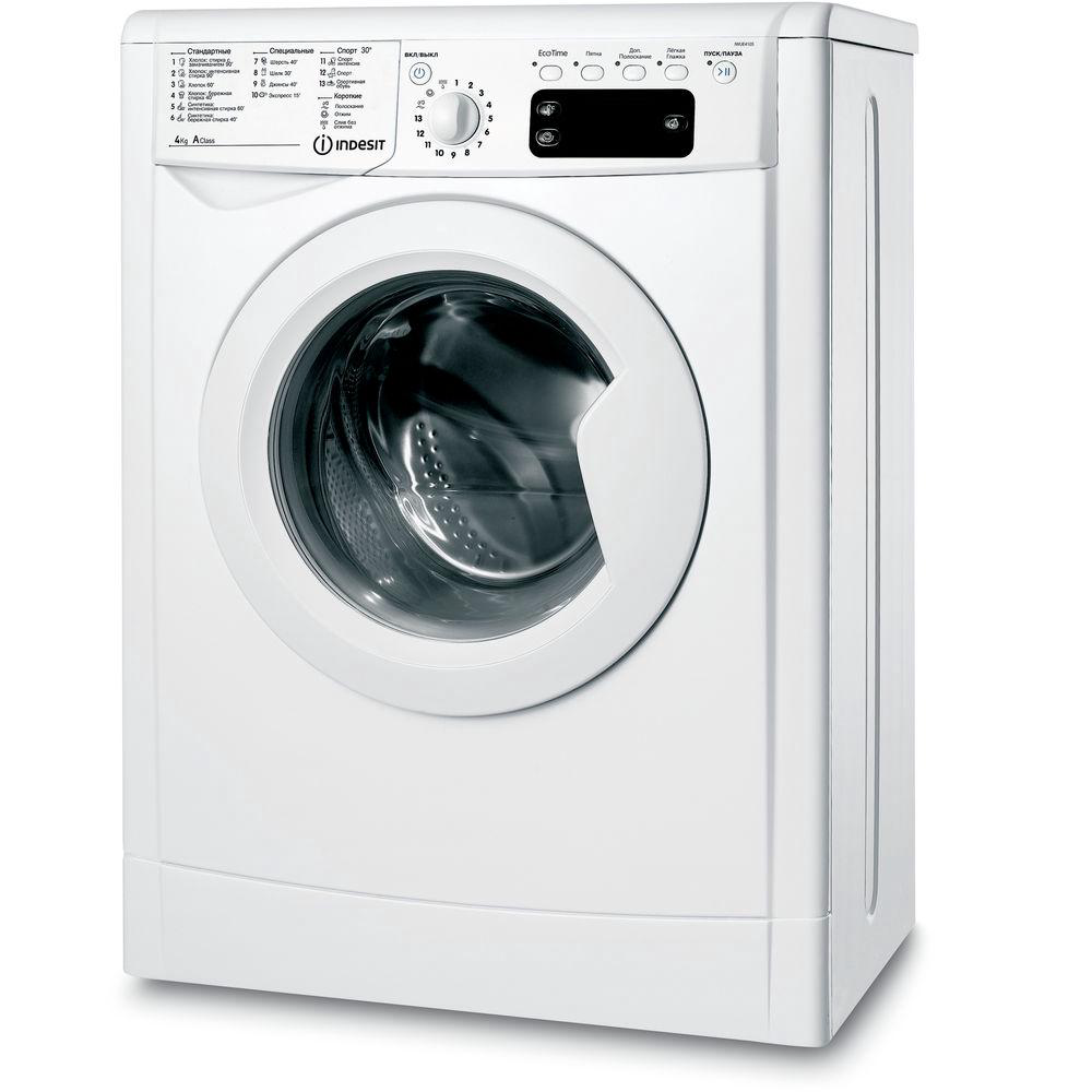 Стиральная машина Indesit IWUE 4105 CIS белая купить,NaN