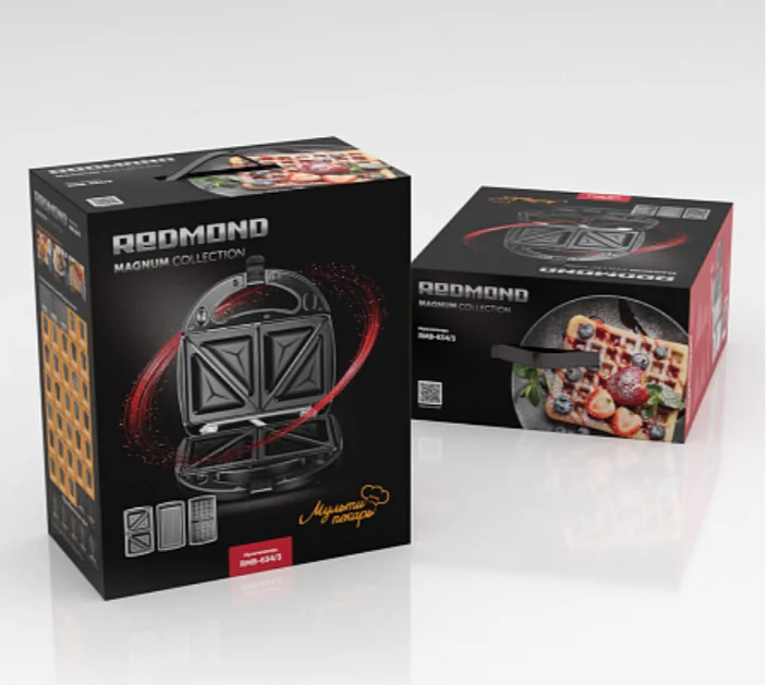 Мультипекарь Redmond RMB-634/3 черный - ForteMarket Мультипекарь Redmond RMB-634/3 черный купить,0
