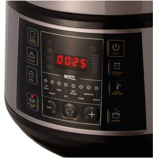 Мультиварка-скороварка Redmond RMC-PM505 серая - ForteMarket Мультиварка-скороварка Redmond RMC-PM505 серая купить,0