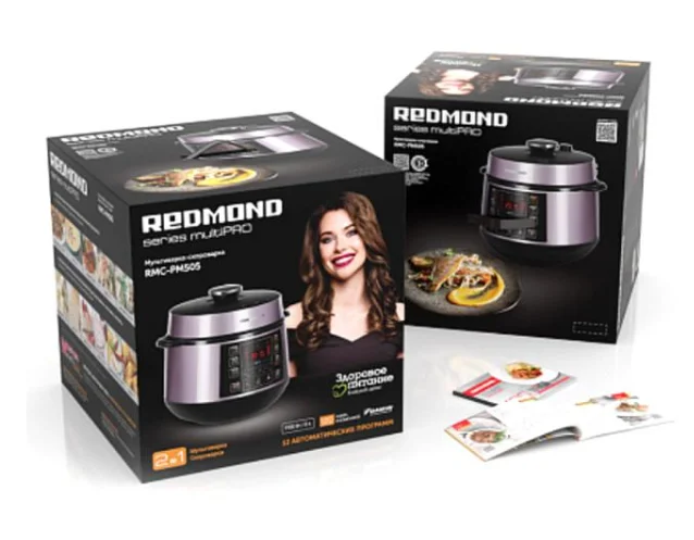 Мультиварка-скороварка Redmond RMC-PM505 серая - ForteMarket Мультиварка-скороварка Redmond RMC-PM505 серая купить,0