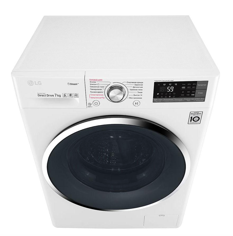 Стиральная машина LG F2J7HY2W белая купить,NaN