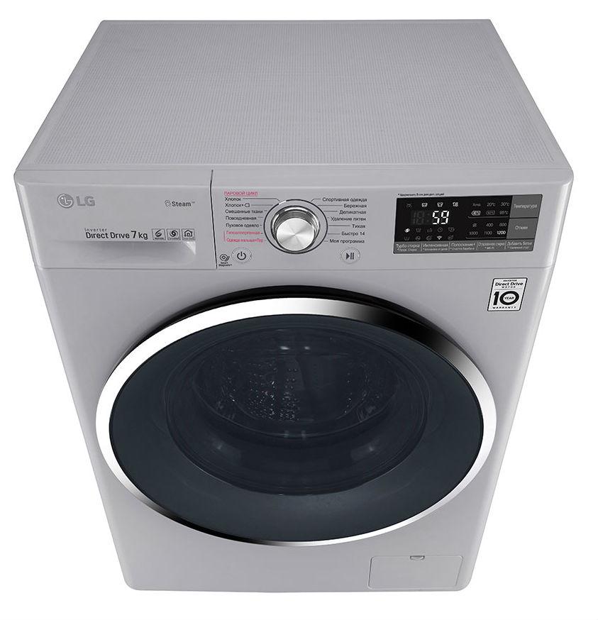 Стиральная машина LG F2J7HY2L серый купить,NaN