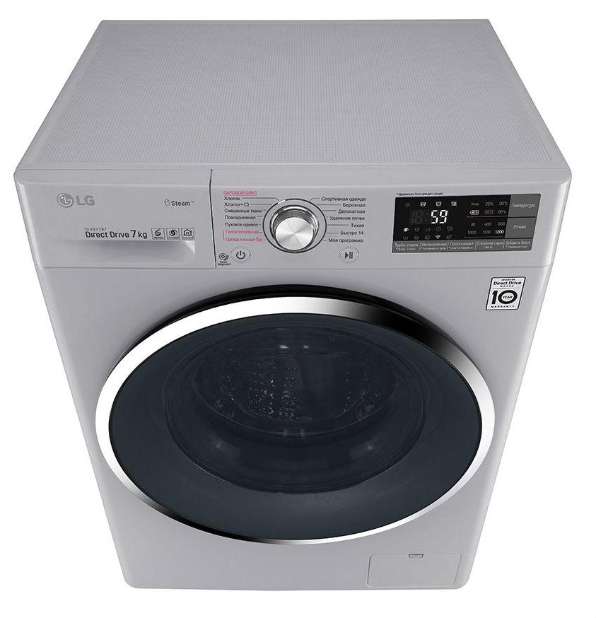 Стиральная машина LG F2J7HY2L серый купить,NaN