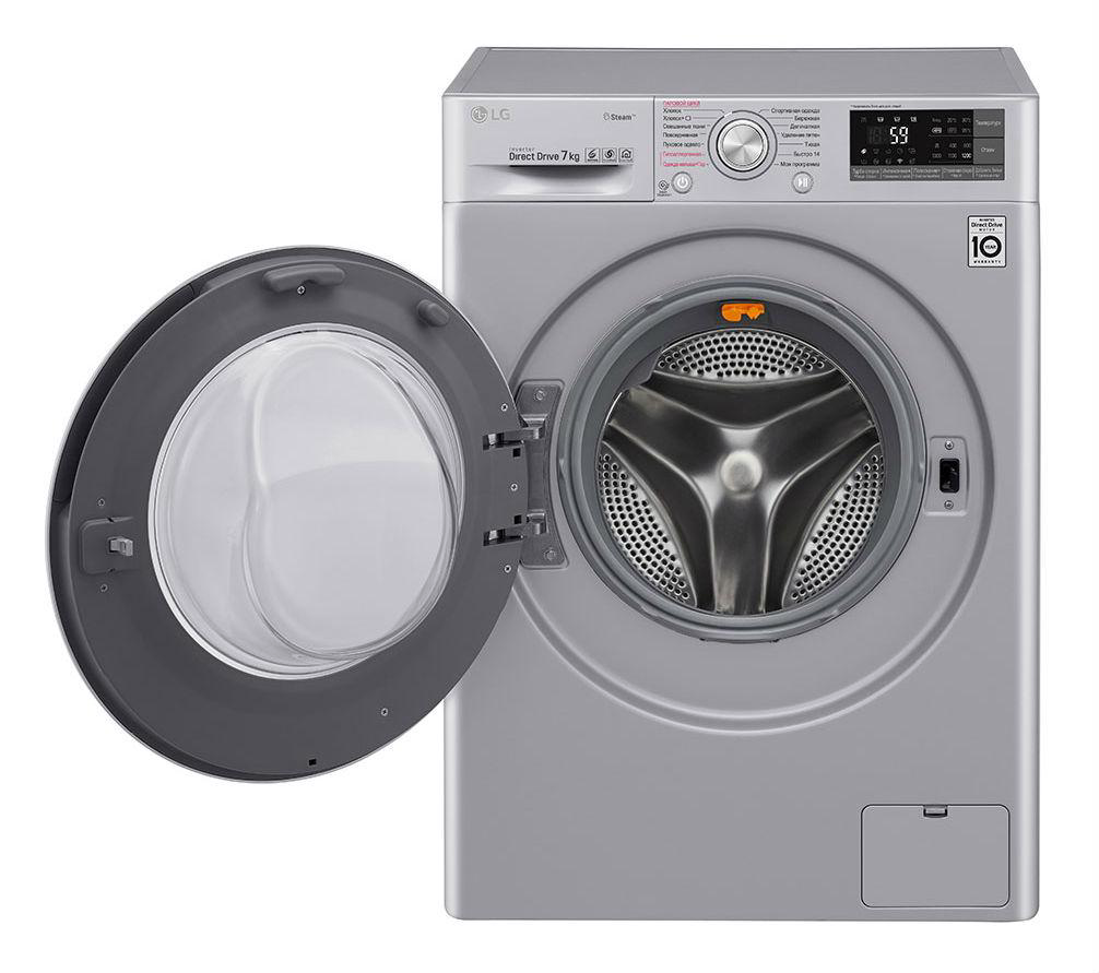 Стиральная машина LG F2J7HY2L серый купить,NaN