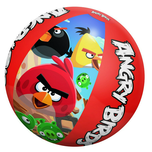 Надувной пляжный мяч Bestway angry birds 96101 красно-синий