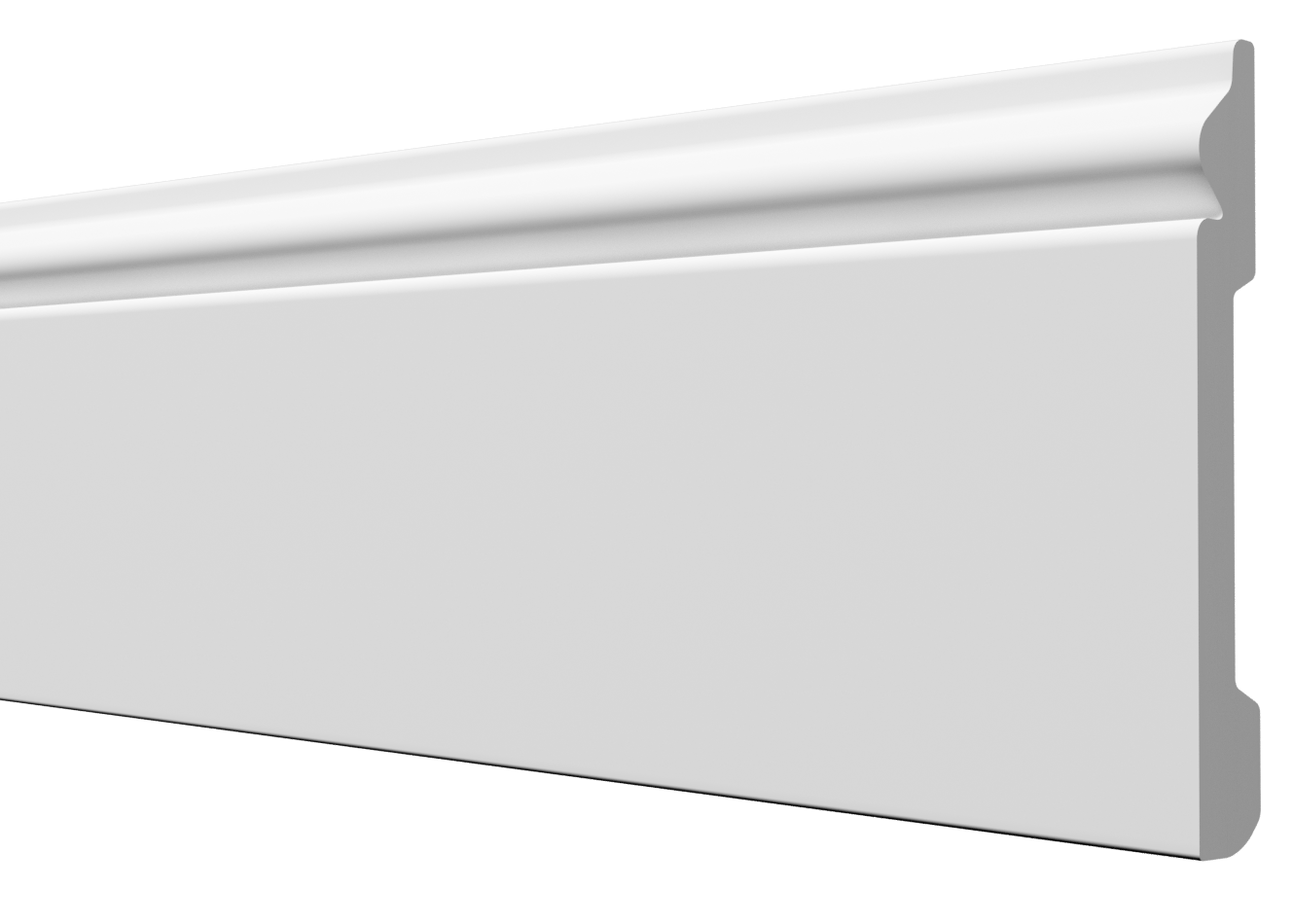 Плинтус напольный Decor-Dizayn DD004 118х15х2000/13 белый