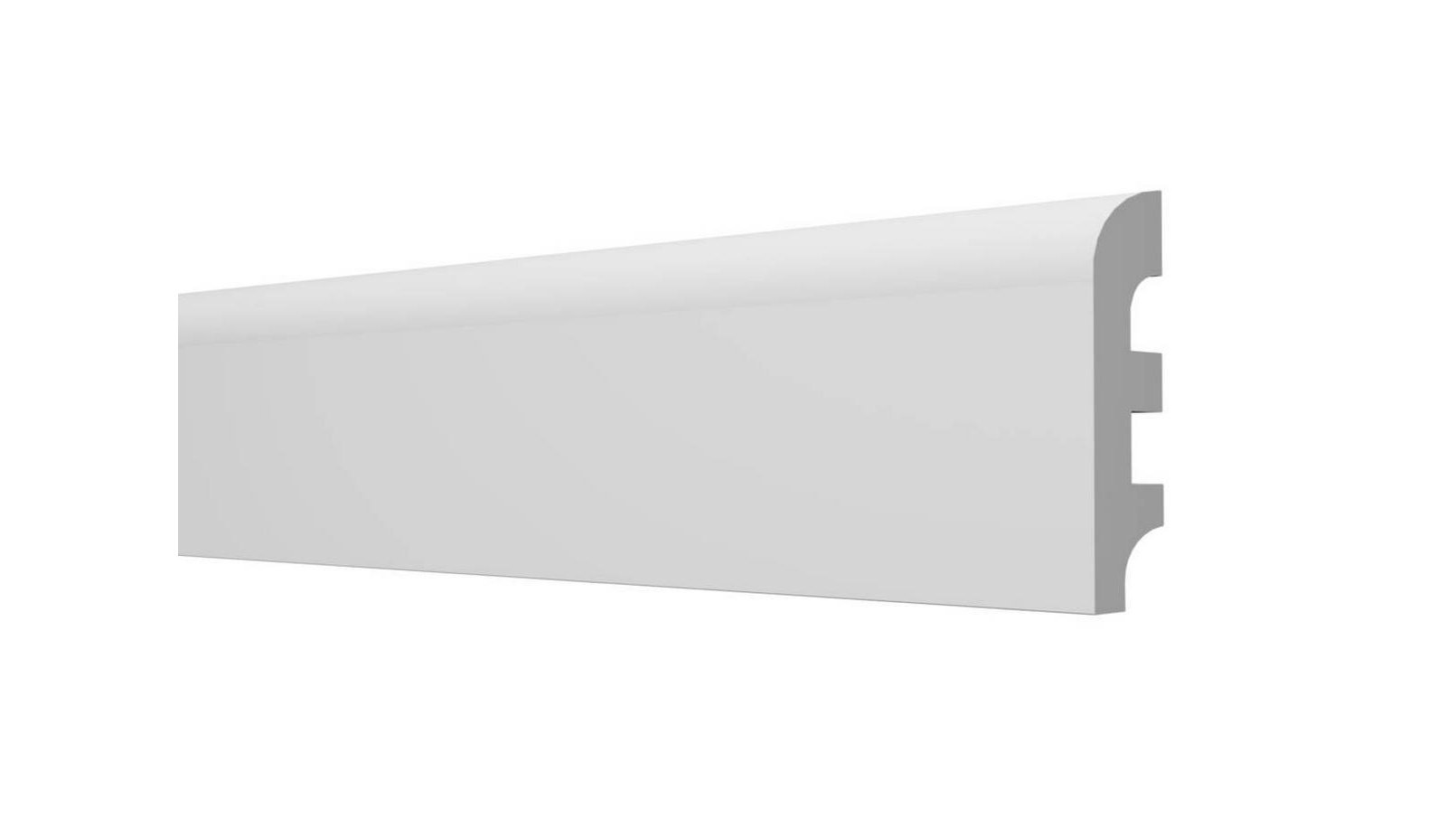 Плинтус напольный Decor-Dizayn DD41 99х21х2000/14 белый