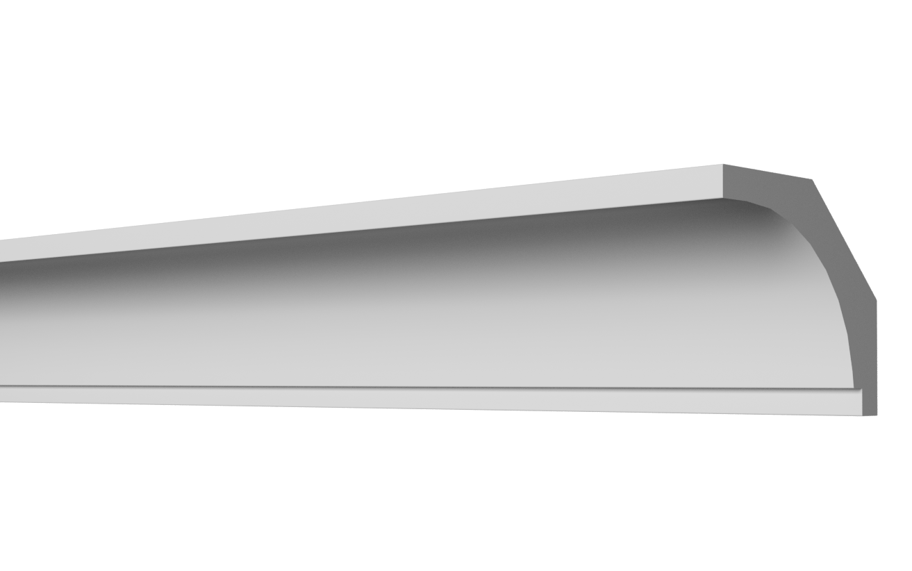 Плинтус потолочный Decor-Dizayn DD13 48х40х2000/30 белый купить,NaN