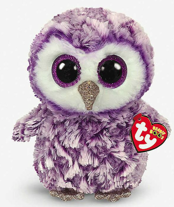 Мягкая игрушка TY Beanie Boo's Сова Лунный Свет 25см купить,NaN