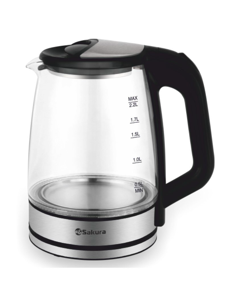 Электрочайник Sakura SA-2722BK 2.2л черный купить,NaN