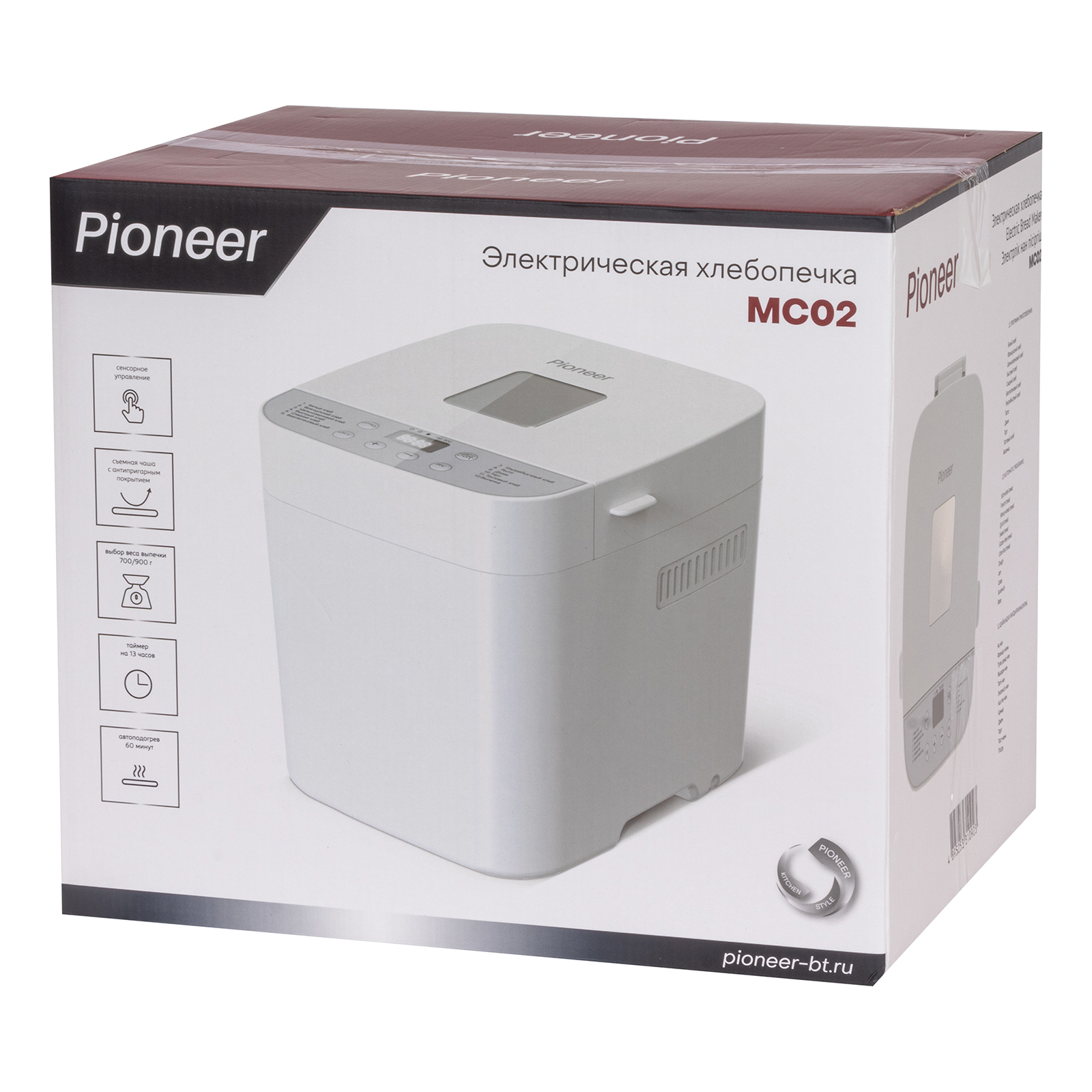 Хлебопечка Pioneer MC02 White купить,NaN