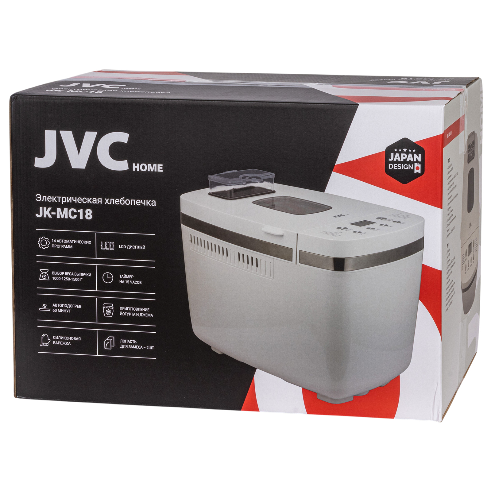 Хлебопечка JVC JK-MC18 White купить,NaN