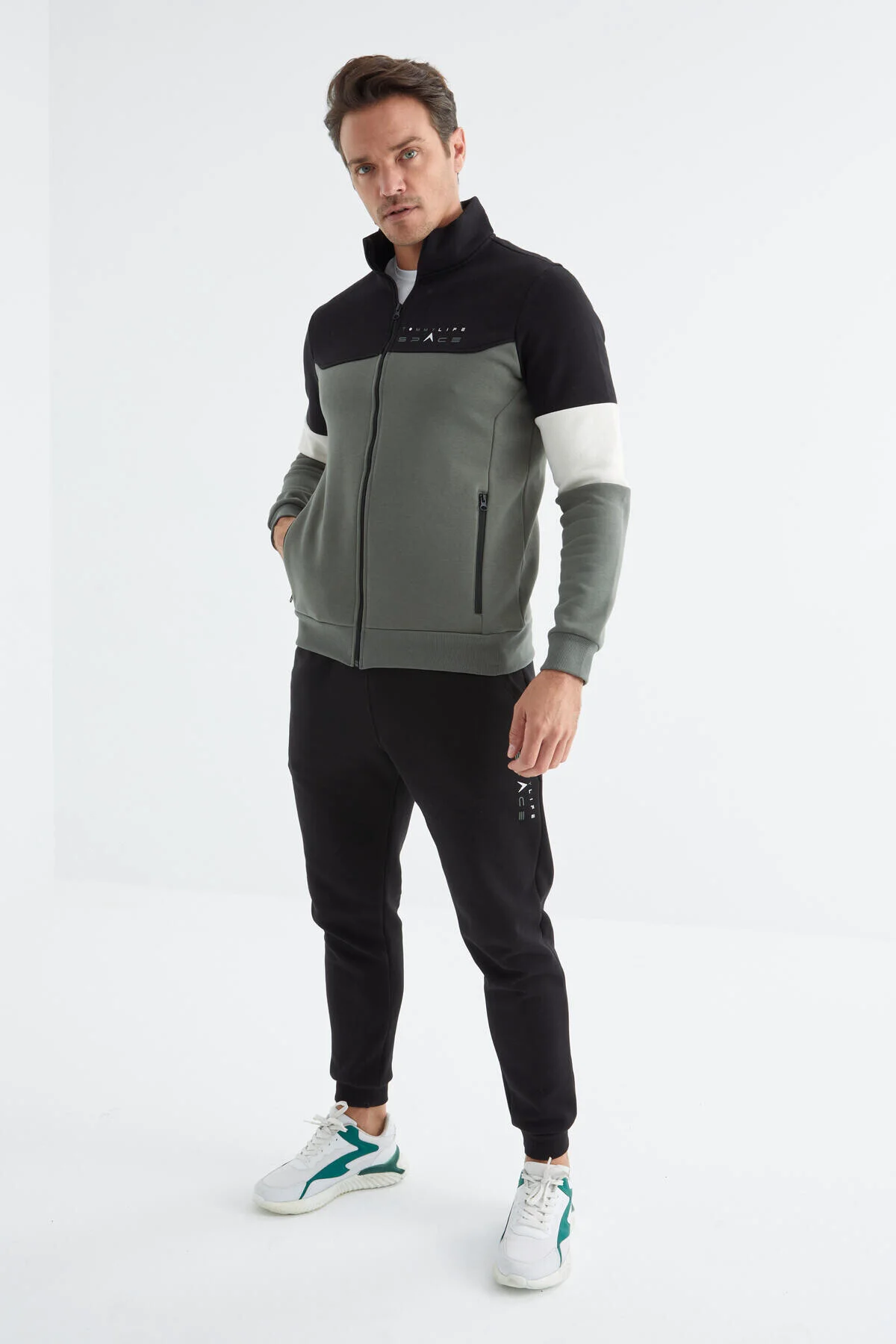 Спортивный костюм Tommy Life 85186B Grey Black M