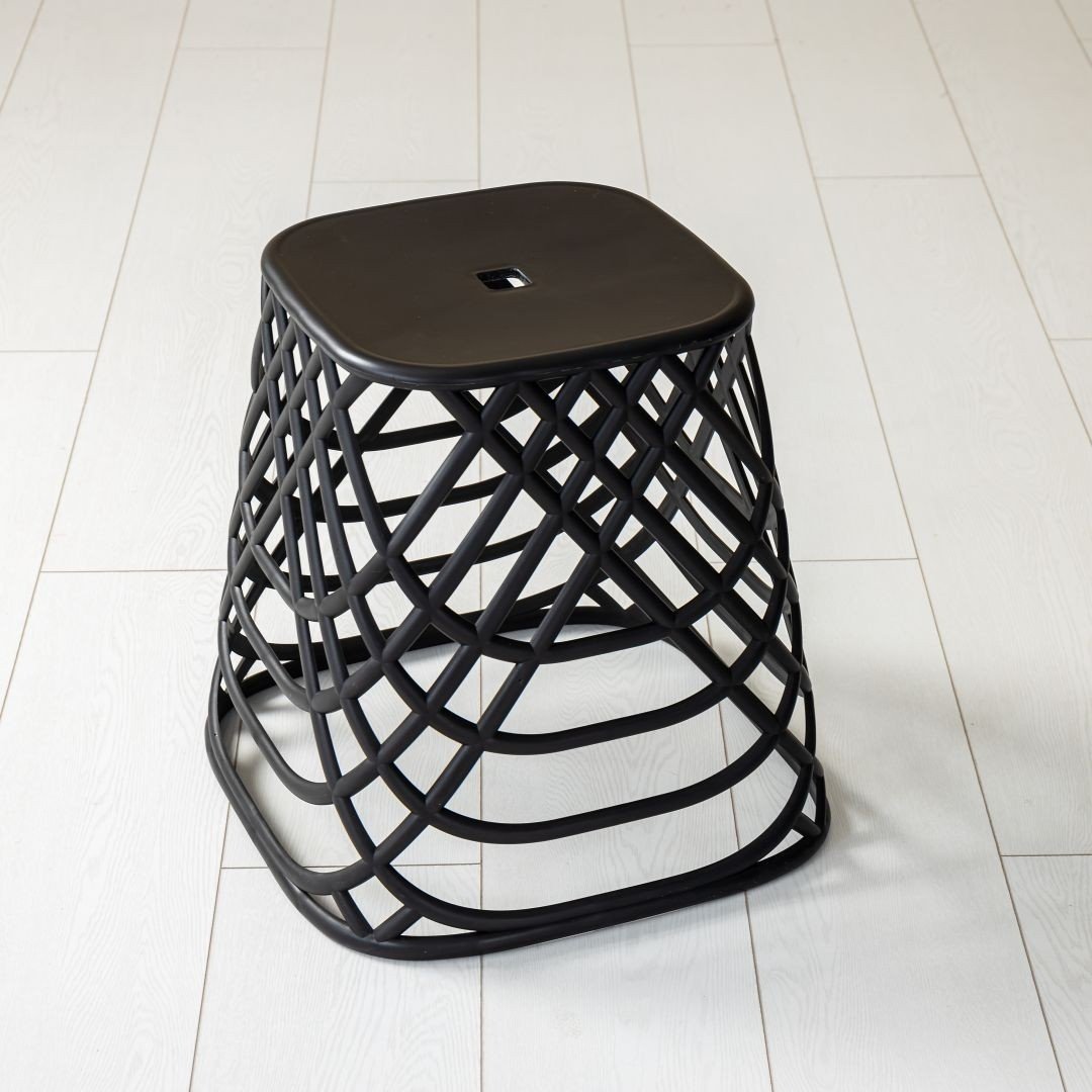 Табурет Urbio Лира 40-657-1 43.5x43.5x43см черный купить,NaN