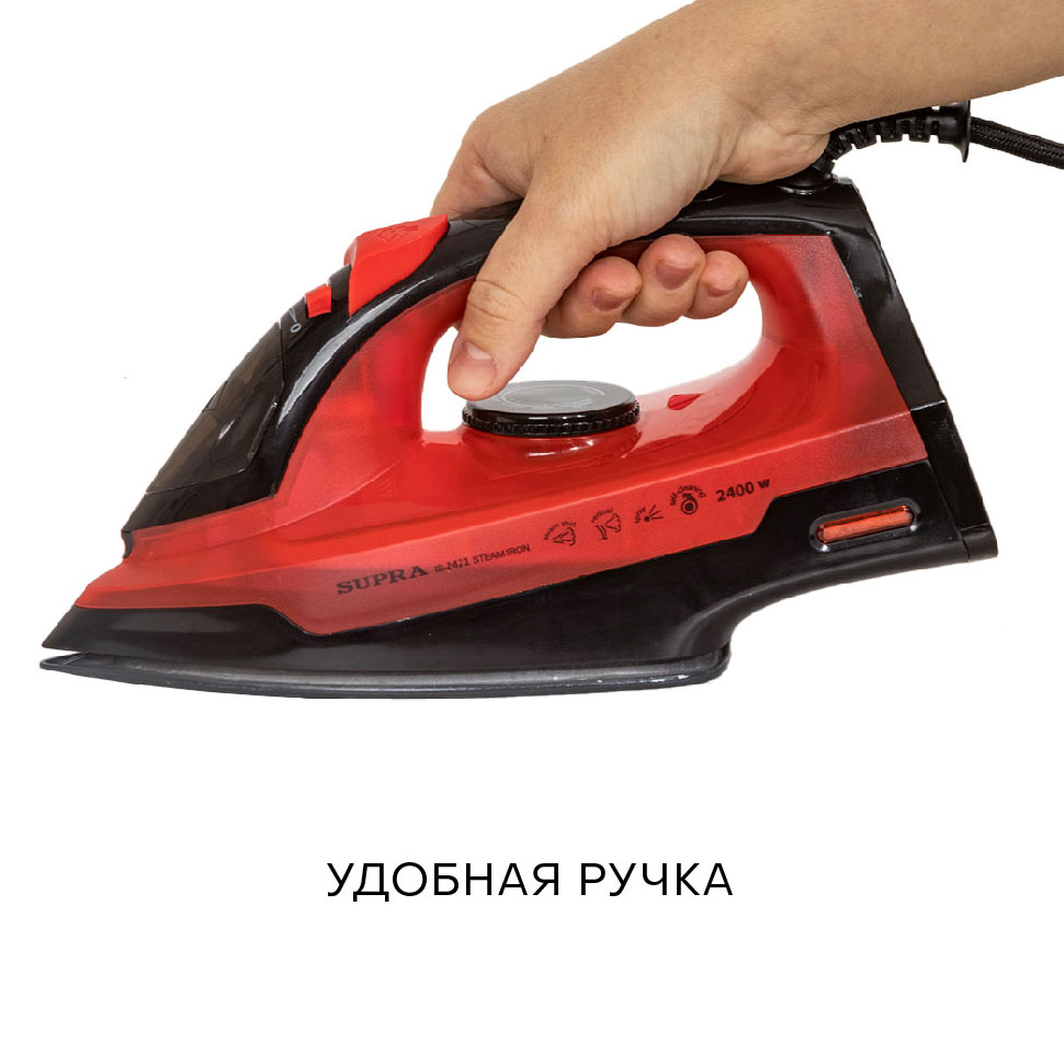 Паровой утюг Supra IS-2421 Red