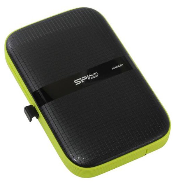 Внешний жесткий диск HDD Silicon Power A60 SP020TBPHDA60S3K 2Tb черно-зеленый - ForteMarket Внешний жесткий диск HDD Silicon Power A60 SP020TBPHDA60S3K 2Tb черно-зеленый купить,0